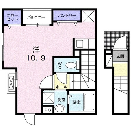 メゾンＨＩＤＥの物件間取画像